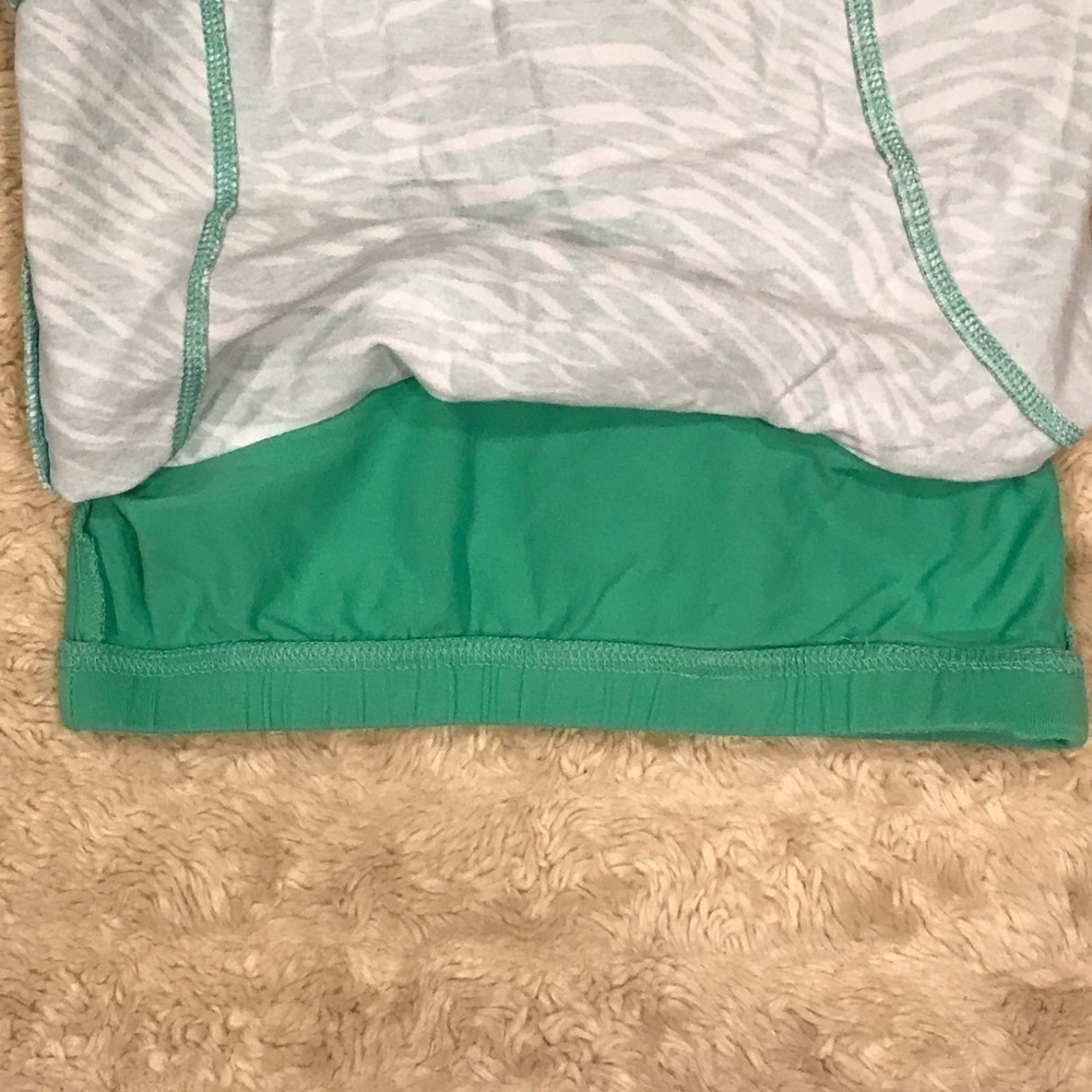 Nike activewear green/white racerback top Size Small - Picture 5 of 5